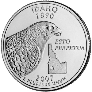 2007 Quarter - P - Idaho reverse